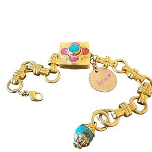 Handcrafted Vermeil and Turquoise. Bracelet | Handcrafted Jewelryu